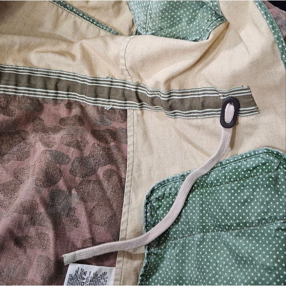 Anthropologie Hei Hei Floral Anorak Botanical Fatigue Jacket womens S - Picture 8 of 10